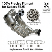 Convertidor Catalítico de Escape para Subaru Forester Outback 2.5L 2011-2018 Motor FB25 OE 44620AD160 44620AC070 Ajuste Directo