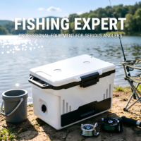 Glacière de camping avec compartiments sec/humide et tiroir, nouvelle idée, vente en gros usine, pour l'extérieur