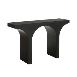 Table <span class=keywords><strong>console</strong></span> moderne <span class=keywords><strong>blanche</strong></span> ou noire pour couloir, entrée, salon, table d'entrée <span class=keywords><strong>en</strong></span> <span class=keywords><strong>bois</strong></span> - Product Image 6