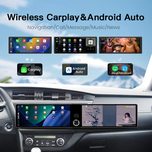 Écran interactif double 12,3 pouces Foforfor pour <span class=keywords><strong>Toyota</strong></span> <span class=keywords><strong>Auris</strong></span> 2013-2018, Android 13, autoradio GPS DSP, CarPlay sans fil, OEM - Product Image 3