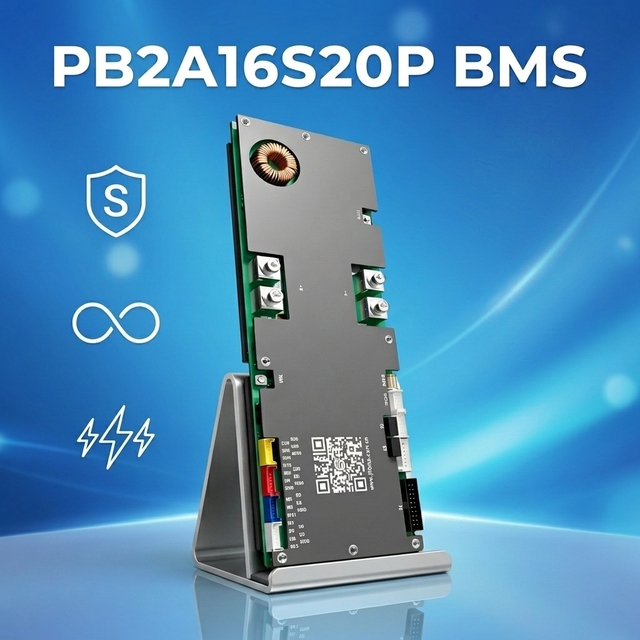 JKBMS PB2A16S20P 16S 48V 200A Smart BMS with 2A Active Balance CAN RS485 for Parallel Inverter Home Solar Storage DIY