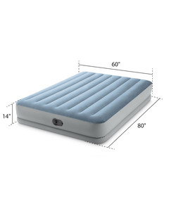 <span class=keywords><strong>INTEX</strong></span> 64157 64159 Colchón de aire <span class=keywords><strong>Inflable</strong></span> de PVC para acampar <span class=keywords><strong>con</strong></span> bomba USB incorporada o bomba manual para acampar en interiores o al aire libre - Product Image 3