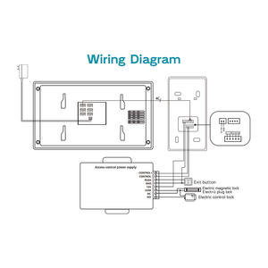 Videoportero WIFI TUYA Full HD 1080P con Detección de Movimiento, Impermeable, Desbloqueo en <span class=keywords><strong>5</strong></span> Vías, con Pantalla Táctil de 10 Pulgadas - Product Image 6