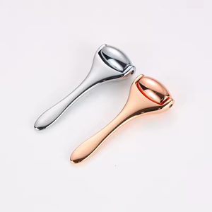 ลูกกลิ้งหน้าโลหะทำจากสังกะสีผสมนวดยกผิวลูกกลิ้ง3D หน้าสีเงิน - Product Image 5