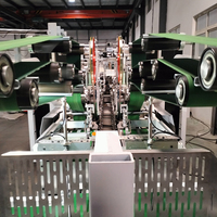 Machine de fabrication de sacs à fond plat avancée avec valve, machine de couture et de formage haute vitesse pour sacs de poudre minérale et de gypse