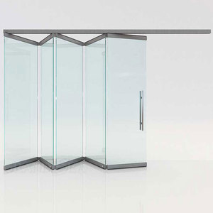 ขอ<span class=keywords><strong>แนะนำ</strong></span> Frameless กระจกพับระเบียงกระจกบานเลื่อนระบบประตูกระจก - Product Image 5