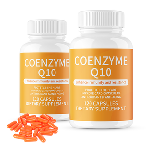 OEM CoQ10 Suplemento Coenzima <span class=keywords><strong>Q10</strong></span> 200mg Cápsulas Ubiquinol Pó Cápsulas Coq10 Gomas Vegan Saúde do coração Energy Booster - Product Image 2