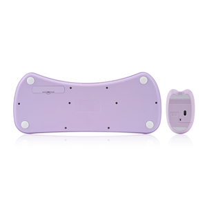 Cá Nhân 2.4 Ghz Kết Nối 65% Phím Di Động Màu Tím Dễ Thương Mèo Chủ Đề Chuột Không Dây Và Bàn Phím Thiết Lập Cho Máy Tính Văn Phòng - Product Image 6