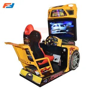 Arcade Games Center Racing Gaming With Steering Wheel Racing Simulator Gaems Machines For Guangdong Manufacturers