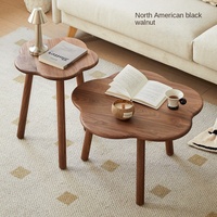 Nordischer Massivholz-Couchtisch-Set - Für Wohnzimmer & Schlafzimmer, Auch für den Außenbereich Geeignet
