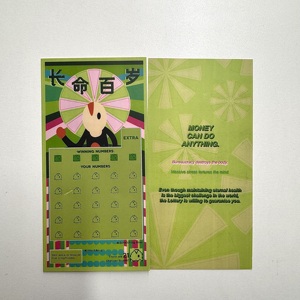 Funny Food Promotional Lottery Pack &amp; Business <strong>Card</strong> Gifts Digital <strong>Printing</strong> <strong>Scratch</strong> <strong>Card</strong> Design for Business Win - Product Image 5