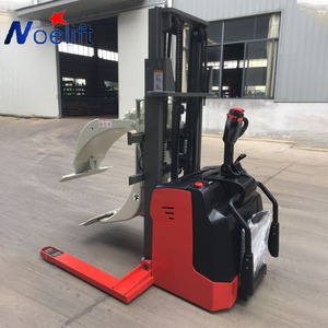 中国纸卷夹托盘提升堆垛机1.5吨2吨3M 4m提升高度全电动堆垛机 - Product Image 2