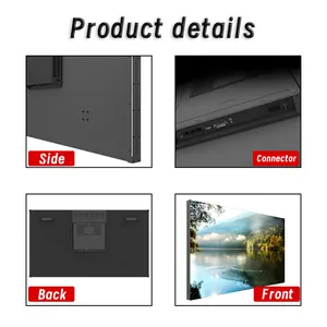 1080p Display Narrow Bezel 2x2 Processor Controller Screen Advertising Display Player Digital Signage Lcd Video Wall