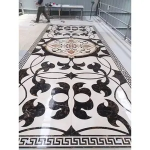 Marble Waterjet Medallion Floor Decoration