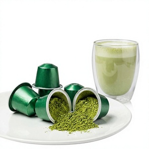 Capsules de matcha OEM ODM compatibles avec les machines Nespresso, service à portion individuelle, support pour marque privée, emballage personnalisé, approvisionnement - Product Image 1