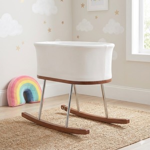 Nueva Cuna de Madera Transpirable para Bebé, Cuna de Madera Multifuncional Portátil - Product Image 1