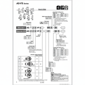 Contrôleur de vitesse pneumatique SMC AS4201FS-04-12S pièce pneumatique - Product Image 1