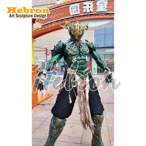 Costume de robot portable taille adulte, modèle Monstre Taotie, avec LED, pour marcheur sur échasses et <span class=keywords><strong>cosplay</strong></span> humain - Product Image 2