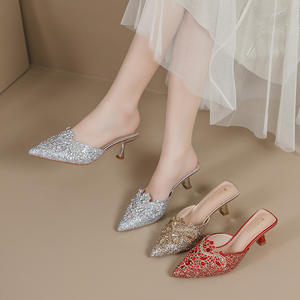 Scarpe da Donna Taglia Grande 43 con <span class=keywords><strong>Tacco</strong></span> <span class=keywords><strong>7</strong></span> <span class=keywords><strong>CM</strong></span>, Punta Affusolata, Calzature di Lusso per Signore - Product Image 1