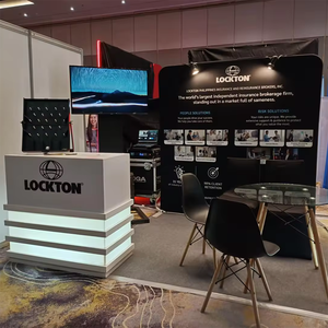 Cabina de exhibición portátil de Feria Comercial de tela de tensión estándar de nuevo diseño, soporte de exposición de tubo de aleación de aluminio - Product Image 6