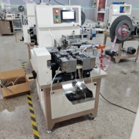 JINGDA Automatic Label Cut and Fold Machine for Satin Ribbon, Cotton Tape, Nylon Taffeta & Clothing Labels