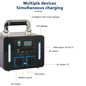 Tuoming 500W All In One Outdoor Camping Home <b>Backup</b> <b>Battery</b> Lifepo4 Solar Portable Power Station - Product Image 2