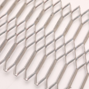 <span class=keywords><strong>Plaque</strong></span> en acier micro-épanoui galvanisé à mailles losangées rigides <span class=keywords><strong>pour</strong></span> filtres à air de moteur de voiture et dépoussiéreurs - Product Image 3