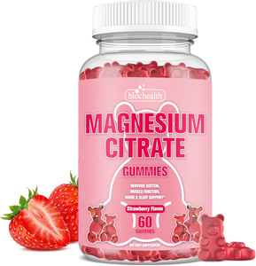 Gomitas de Citrato de Magnesio 200mg por Porción para Relajación, Energía y Apoyo <span class=keywords><strong>Prenatal</strong></span>, Suplemento Vitamínico Sin Azúcar - Product Image 1