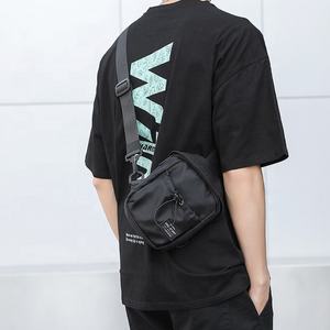 <span class=keywords><strong>Bolsa</strong></span> de pecho informal coreana para hombre, bandolera de hombro, sencilla, personalidad, tendencia de moda, deportiva, pequeña - Product Image 2