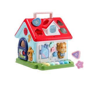 Cube d'activités éducatives précoces pour bébé, jouets musicaux, <span class=keywords><strong>maison</strong></span>, <span class=keywords><strong>jeux</strong></span> d'apprentissage pour enfants, blocs de jeu, xylophone, cube de piano avec lumière - Product Image 1