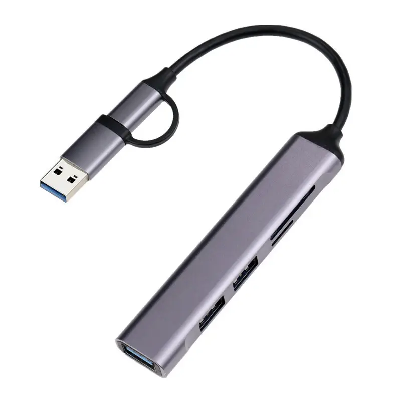 크로스 보더 usb 3.0 익스텐더 5-in-one 다기능 도킹 스테이션 확장 도크 허브 유형 c 스플리터