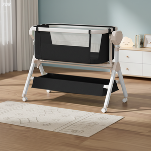 Berceau Électrique Portable pour Bébé, <span class=keywords><strong>Lit</strong></span> Cododo, Chaise Berçante, <span class=keywords><strong>Lit</strong></span> <span class=keywords><strong>de</strong></span> <span class=keywords><strong>Voyage</strong></span>, Nacelle, Berceau Électrique - Product Image 1