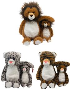 Juego de Peluches de Animales de la Selva: León, Tigre y Leopardo - Product Image 1
