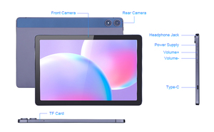 C Idea P1250 10.1 Inch FHD Tablet <b>PC</b> Android 16 WiFi Dual Camera Capacitive <b>Touch</b> <b>Screen</b> Entertainment Device Business Tablet - Product Image 2