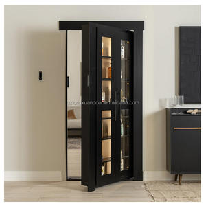 Librería con <span class=keywords><strong>Puerta</strong></span> <span class=keywords><strong>Secreta</strong></span> Resistente, Construcción de Madera Maciza, Diseño Moderno, Tamaño Personalizable para Dormitorio, Decoración de Interiores de Villa - Product Image 5