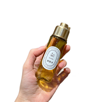 Flacon distributeur de 50 ml et 120 ml avec bouchon Dingdang pour huile de bain, lessive, shampoing, lotion, Pure Dew pour eau, bouchon à vis en PET