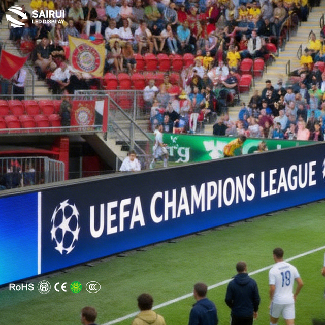 Sports Perimeter LED Screen Outdoor Perimeter Large Perimeter Football Perimeter Soccer Sports Field Side LED Screen
