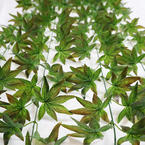 Artificial Maple Vine 2.4M 66 <b>Leaves</b> Silk Flower <b>Wall</b> Hanging <b>Decoration</b> Ceiling Pipe Cover - Product Image 4