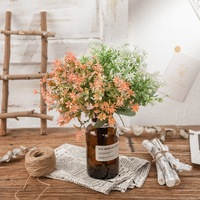 Vente en gros d'herbe de pampa séchée esthétique et de feuillage de remplissage, fleurs artificielles, fausses plantes pour bouquet de mariage bohème, décoration intérieure, bricolage