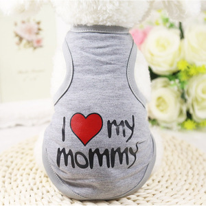 Shine And Shine Pet Vest Summer Dog <b>Cat</b> <b>Clothes</b> Heart Pattern Sunscreen <b>For</b> Bichon Frise Pomeranian Teddy - Product Image 2