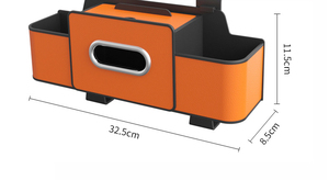 Caja de Almacenamiento Universal de Cuero para Asiento de Coche, Portavasos, Portapañuelos, Soporte para Teléfono Móvil, Accesorios para Coche - Product Image 2