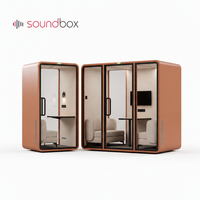 Soundbox Designer Acoustic Pod, cabine insonorisée de luxe, cabine de bureau privée haut de gamme