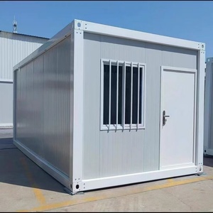 <span class=keywords><strong>Garage</strong></span> modulaire portable à faible coût en acier galvanisé préfabriqué, porte de sécurité de haute qualité, volet roulant, stockage - Product Image 2