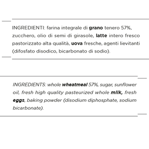 Ciambelline Ilaria Emilian, Galletas Anulares Integrales Dulces Bajas en Grasa de la Marca Italiana Cabrioni, Ricas en Fibra, Tradicionales - Product Image 3