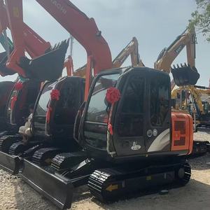 Mini pelle Hitachi ZX60 de 6 tonnes, 95% neuve, chenilles, stock, CE/EPA, bon prix, pelle d'occasion, moteur, boîte de vitesses, pompe à engrenages - Product Image 1