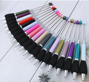 Penna Promozionale Sportiva con Meccanismo a Scatto, Decorata con Perline, in Plastica Economica con Logo Personalizzabile - Product Image 6