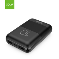 Batería de polímero para teléfono móvil que carga Mini banco de energía portátil electrónico personalizado 10000MAH para teléfono inteligente
