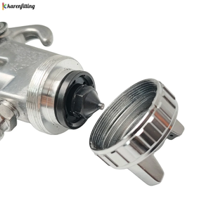 Pistolet de pulvérisation avec 1 buse, pistolet de peinture pneumatique pour voiture, pistolet de peinture pour apprêt automobile, pulvérisation de surfaces de meubles, peinture murale, avec gobelet inclus - Product Image 5