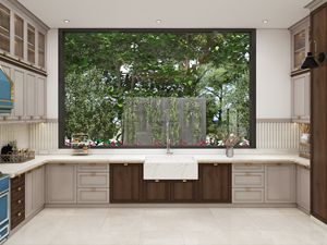 Fabricant de cuisines sur mesure en bois du Guangdong, armoires de cuisine pré-assemblées, style shaker, cuisines modernes - Product Image 4