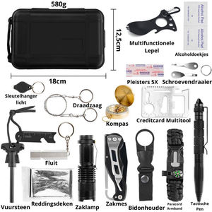 Estuche rígido para exteriores para kit de emergencia médica Kit de supervivencia al aire libre War Times Noodpakket Oorlog Nood-overlevingspakket Thuis - Product Image 5